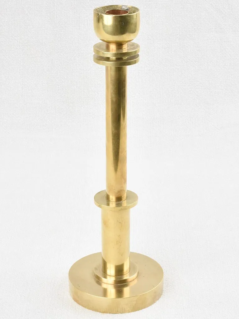 4 brass candlesticks - 1940s - 11¾"