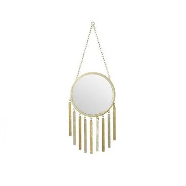 43322 Gold Mini Mirror with Metal Tassels - 3 shapes