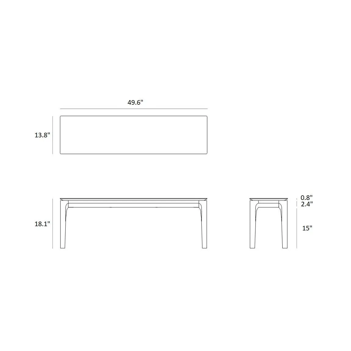 55-inch Bok Dining Collection