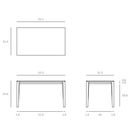 55-inch Bok Dining Collection