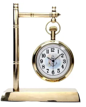 AHSKY Time Instruments Brass Antique Table Clocks Home Decorative Best Items