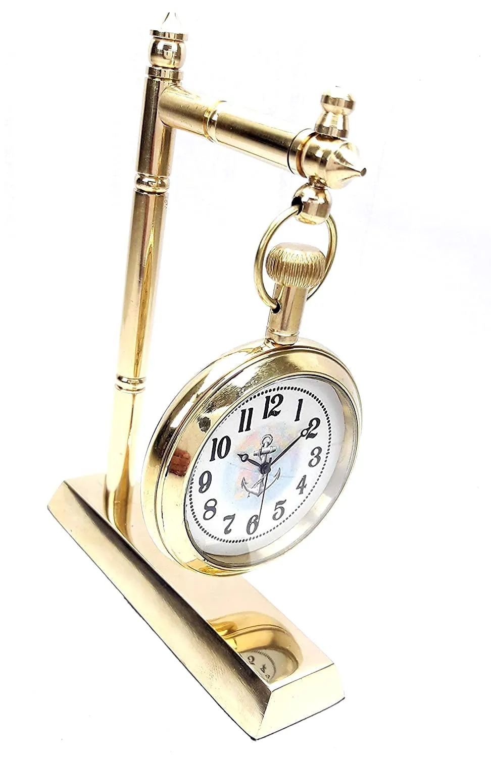 AHSKY Time Instruments Brass Antique Table Clocks Home Decorative Best Items