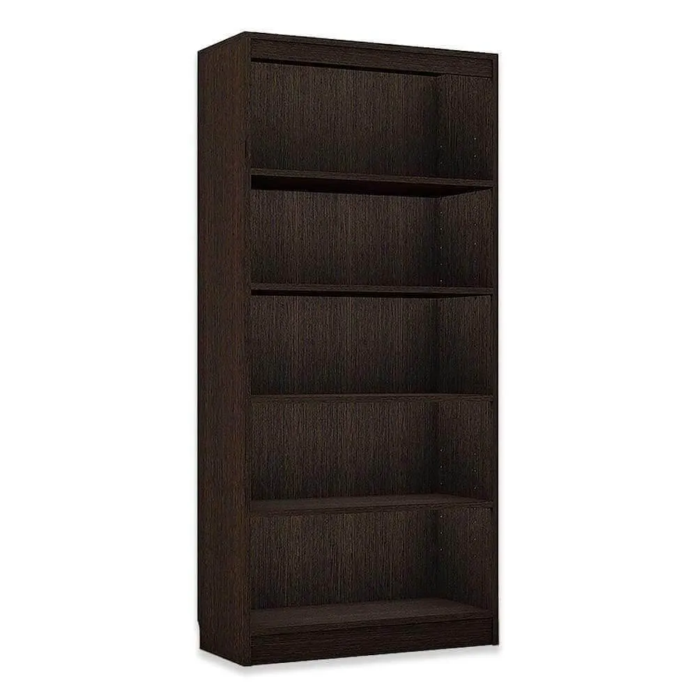 Alpha Bookshelf, 5 shelf, 67" high, Classic Wenge