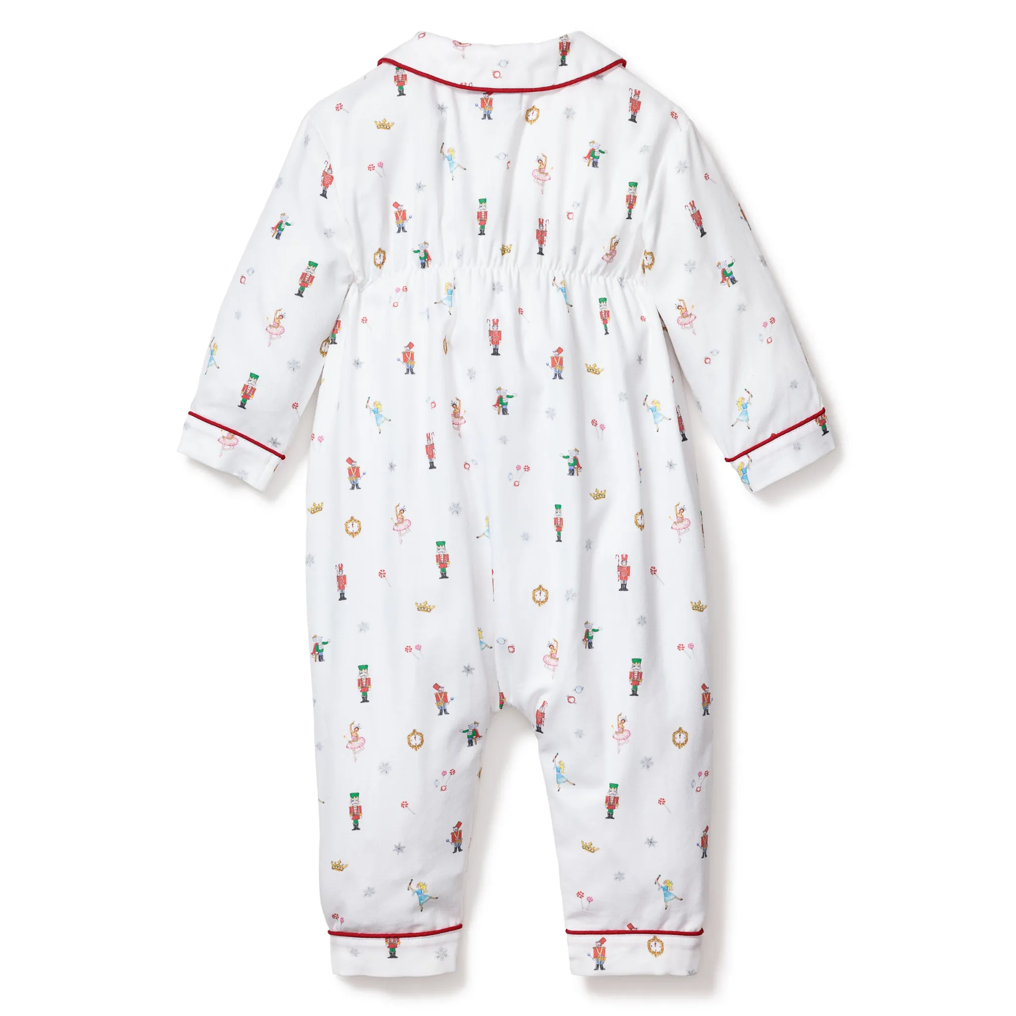 Baby's Twill Cambridge Romper in A Night at the Nutcracker