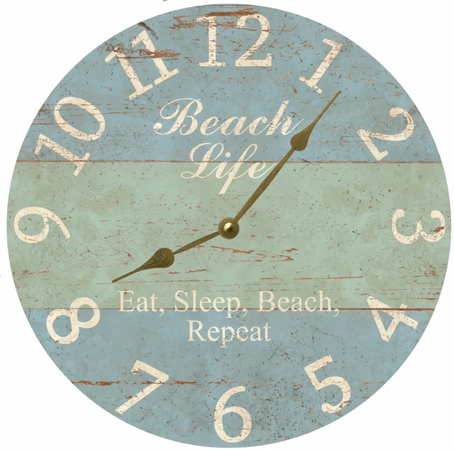 Beach Life Clock