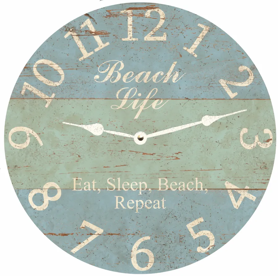 Beach Life Clock