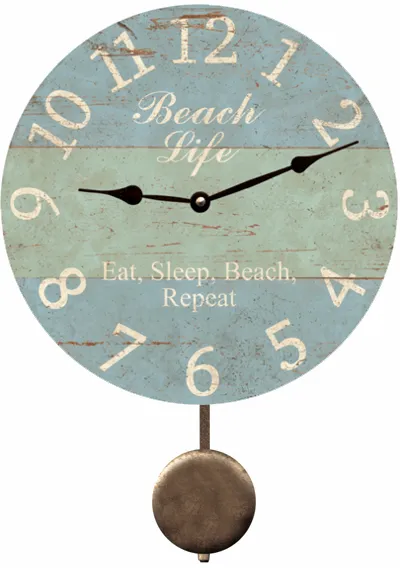 Beach Life Clock