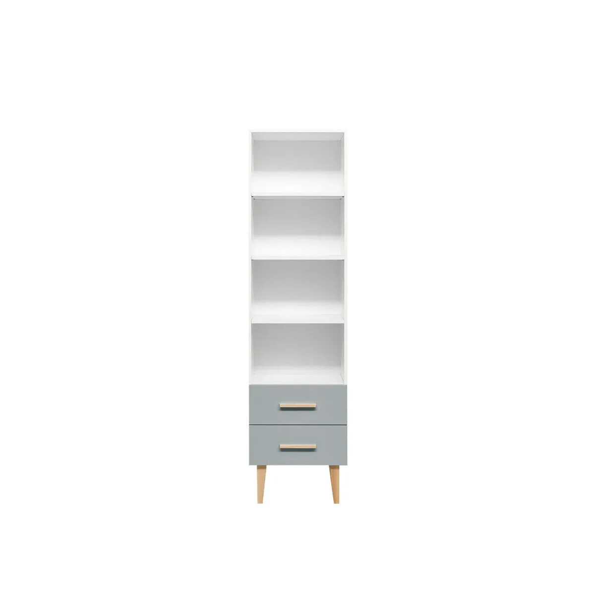 Bopita Bookcase Emma White/Grey (Pre-Order; Est. Delivery in 6-10 Weeks)