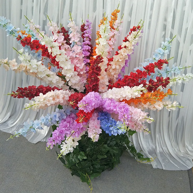 Bulk 6pcs Extra Large 45" Faux Hyacinth Flower Bouquet Wholesale