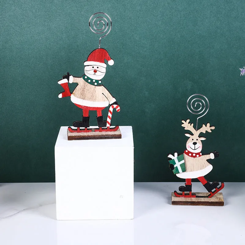 Bulk Christmas Desktop Decorations with Santa Claus Snowman Elk Holiday Gifts for Family Friends Wholesale