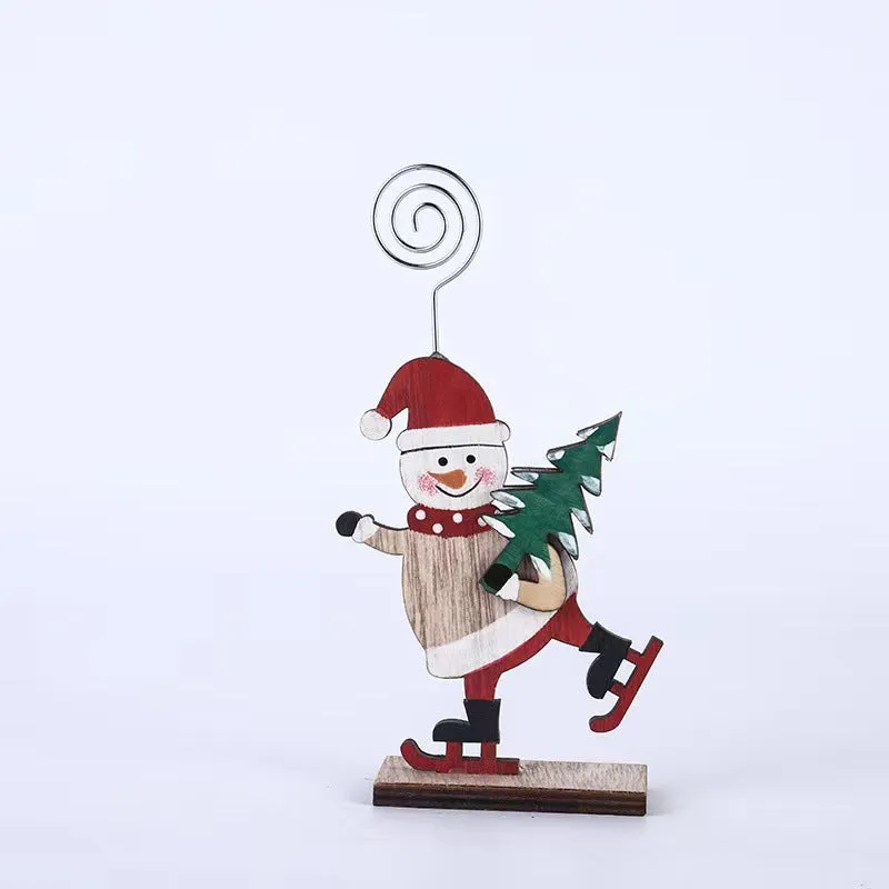 Bulk Christmas Desktop Decorations with Santa Claus Snowman Elk Holiday Gifts for Family Friends Wholesale