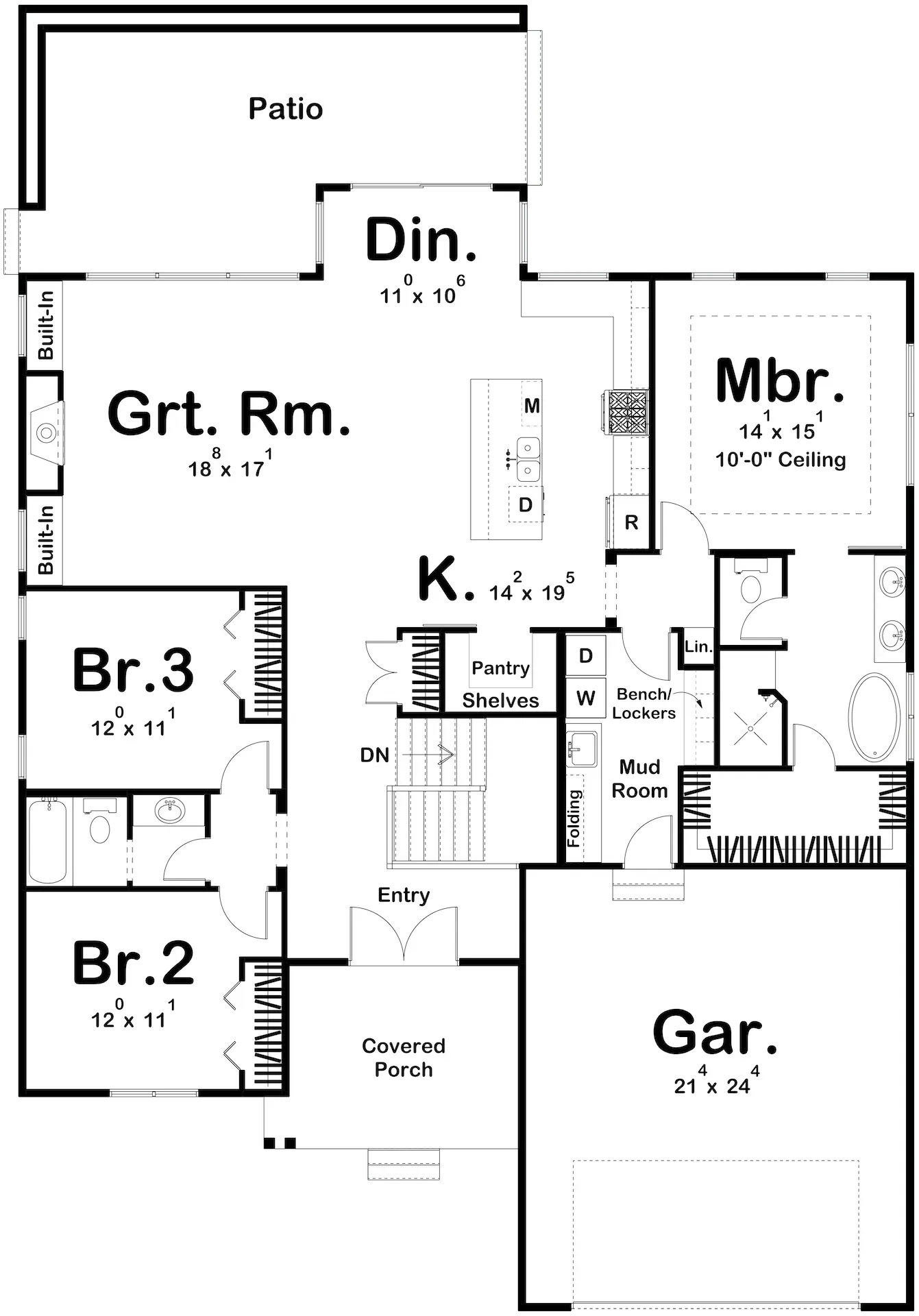 Charming Family Home with Front Porch (1,986 sq ft)