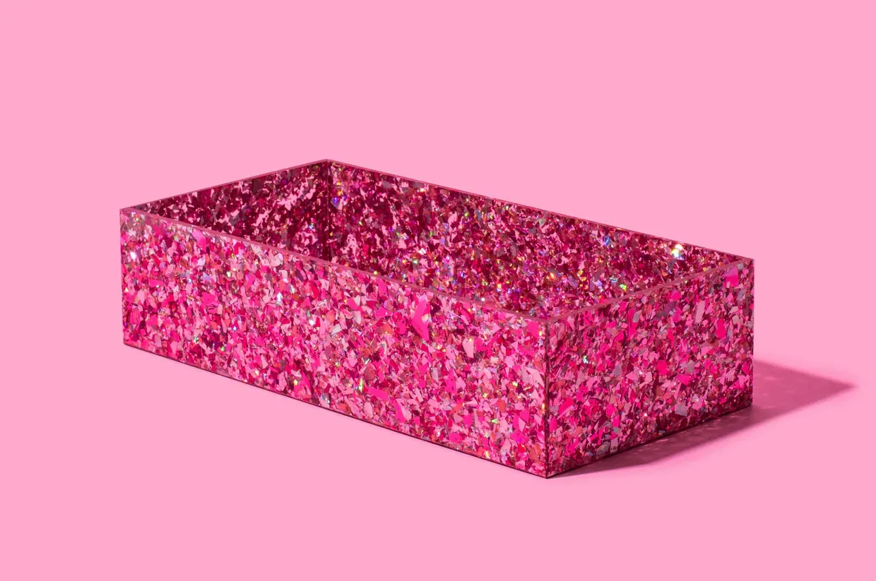 Confetti Tray Pink