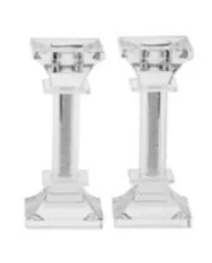 Crystal And Stone Candlesticks