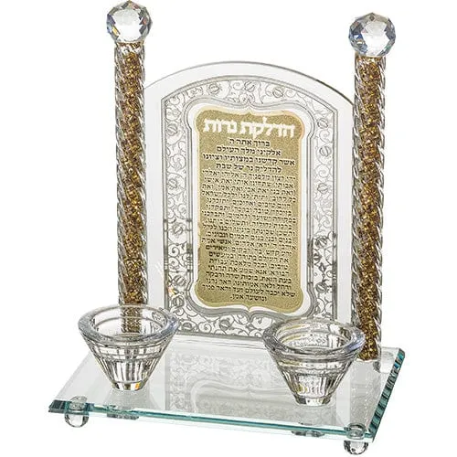 Crystal Candlesticks 24 Cm - Candle Lighting