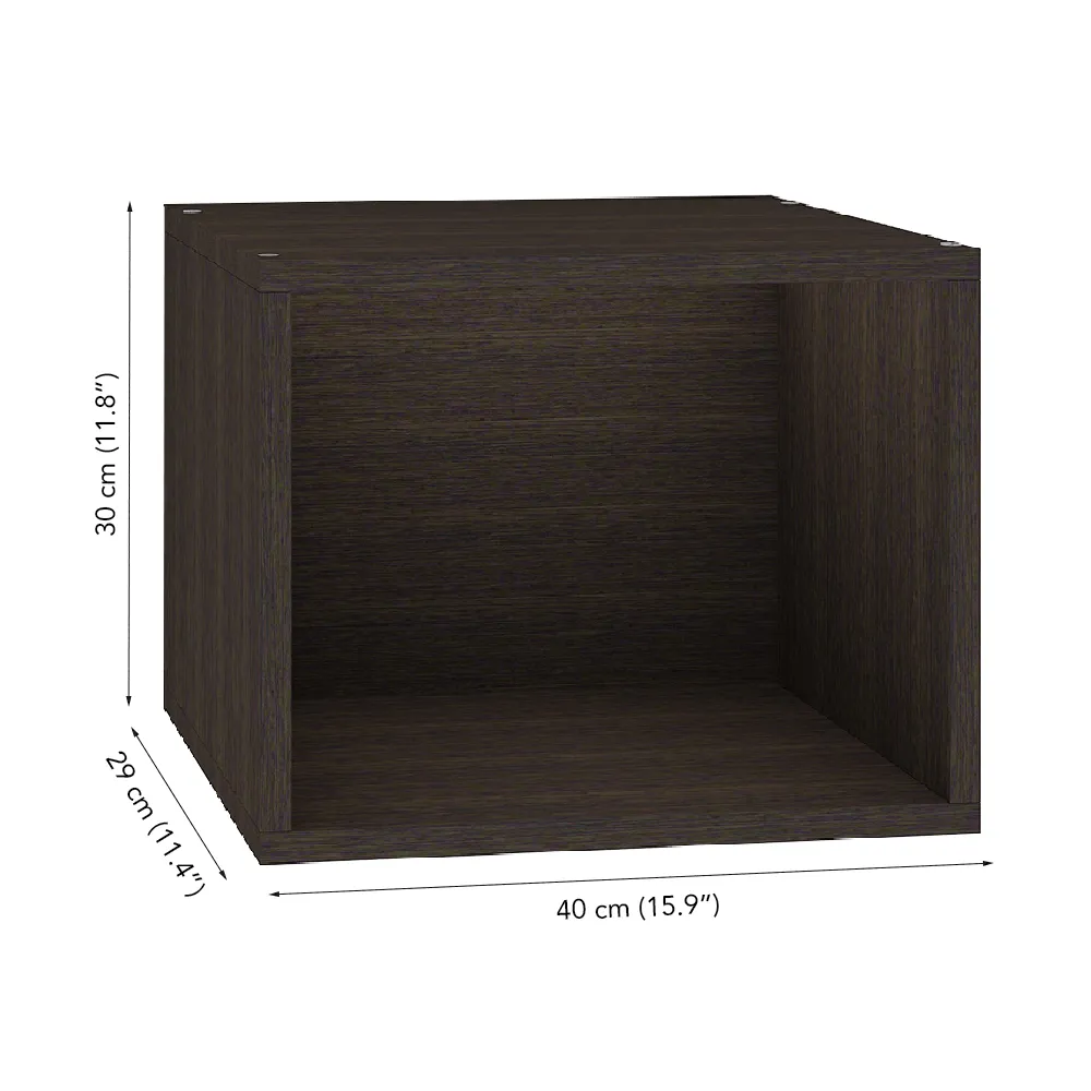 Cubox Storage Shelf, 40 x30 cm, Single, Classic Wenge