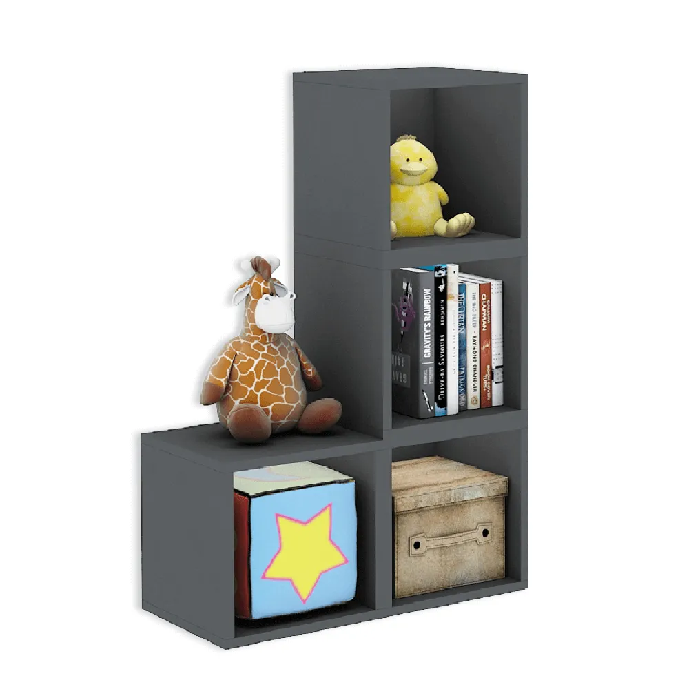 Cubox Storage Unit, 30 x 30 cm, Set of 4, Slate Grey