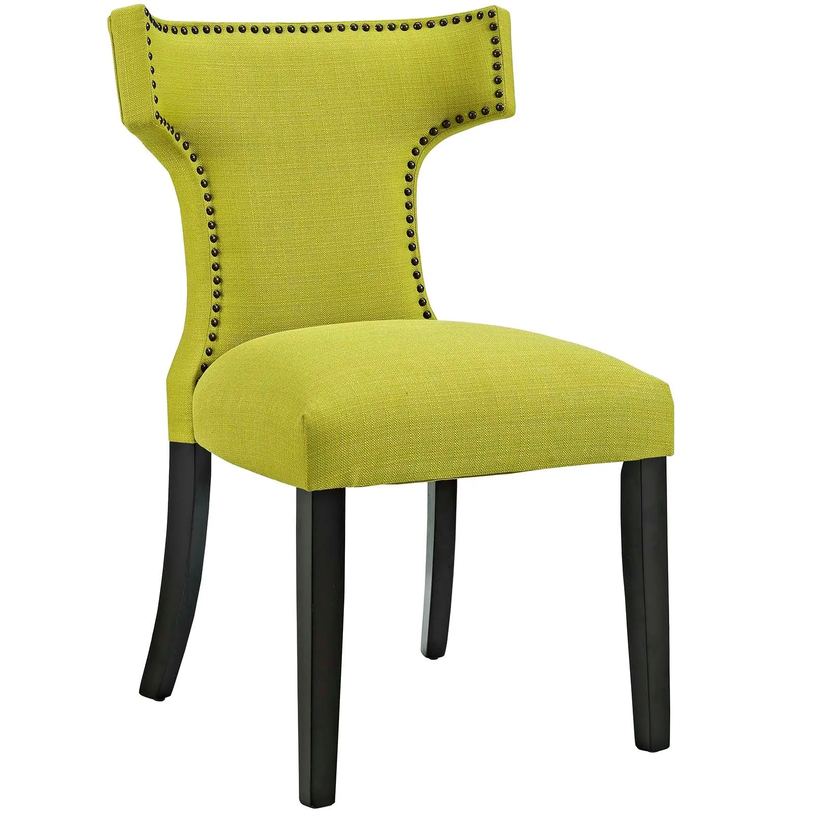 Curve Dining Side Chair Fabric Set of 2