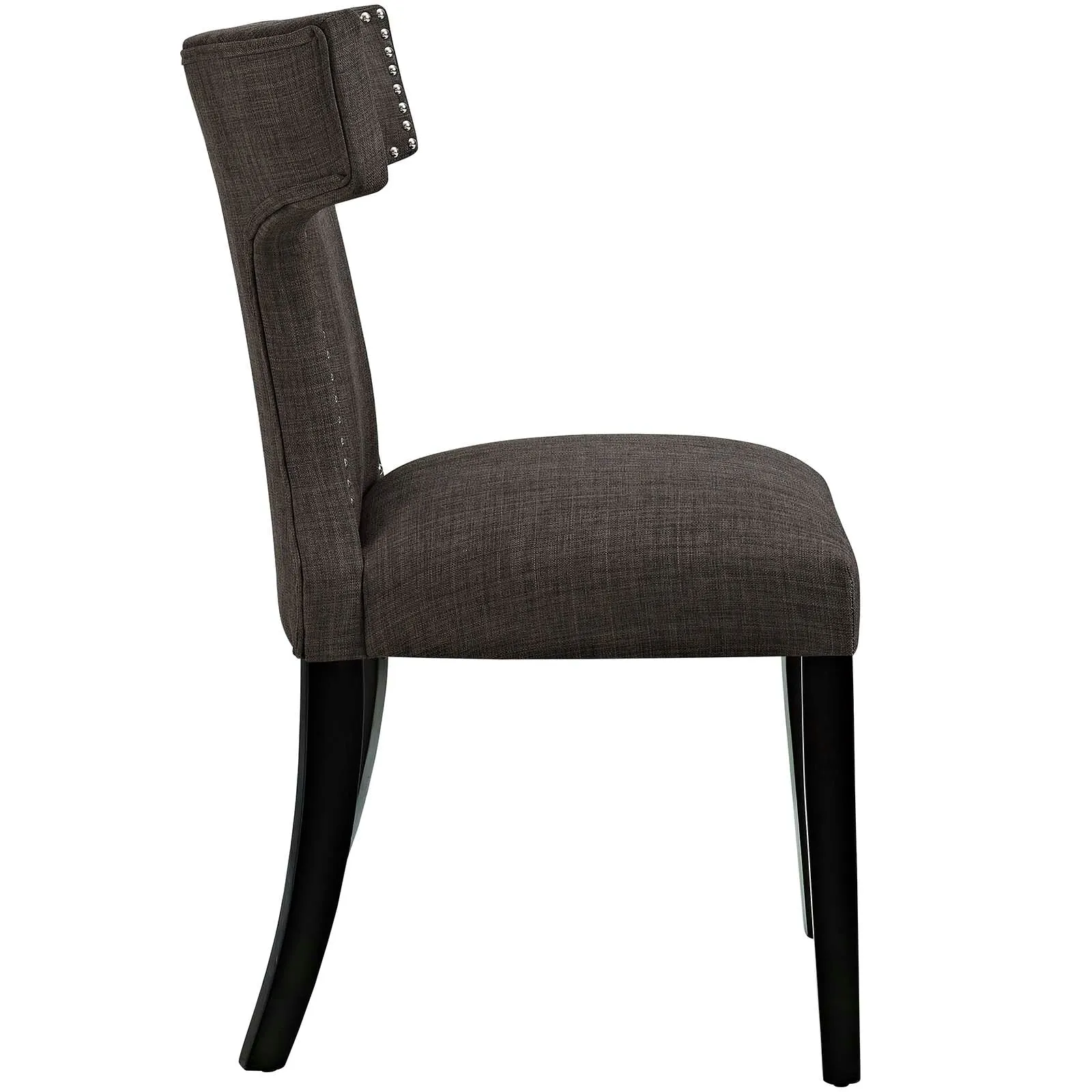 Curve Dining Side Chair Fabric Set of 2