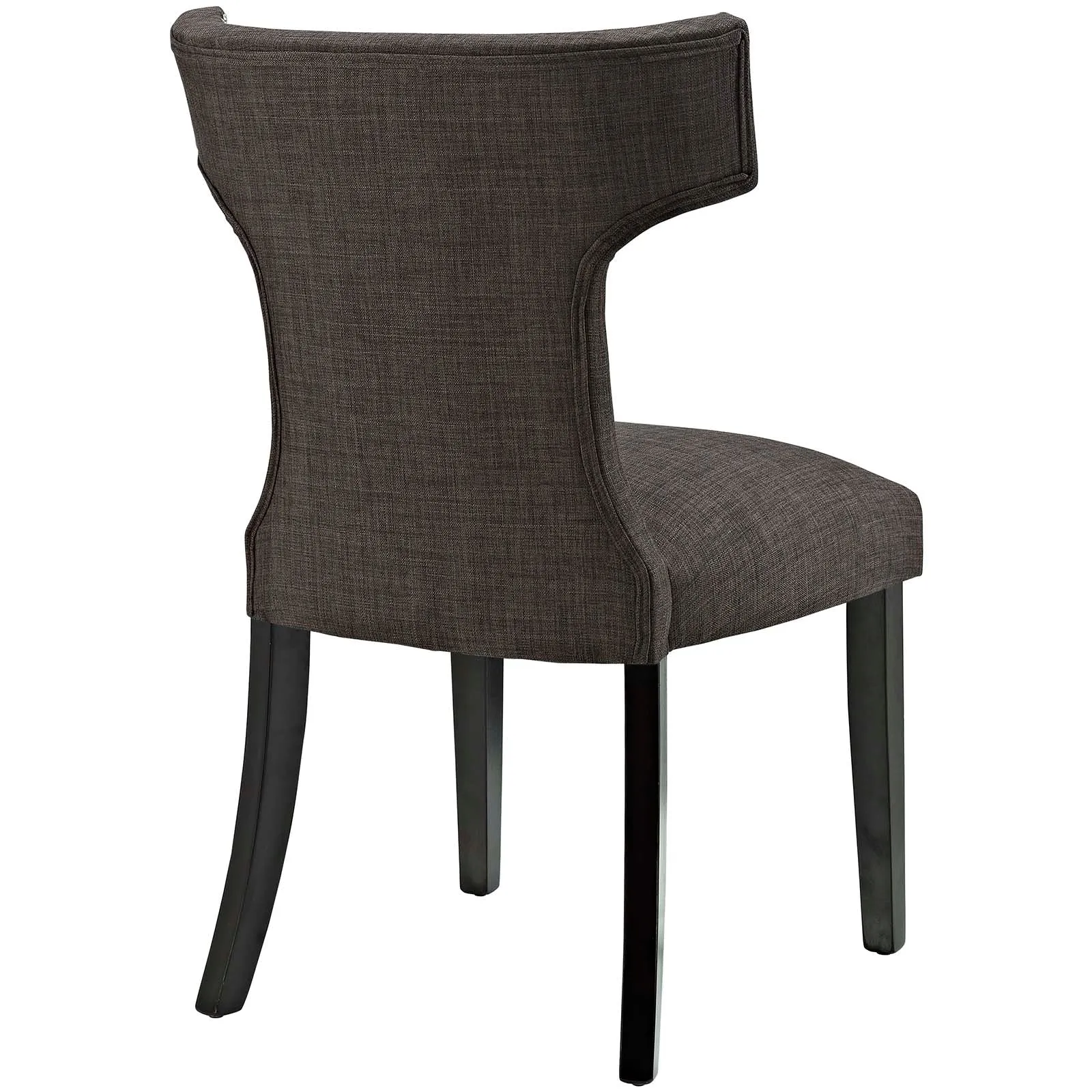 Curve Dining Side Chair Fabric Set of 2