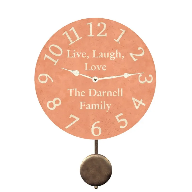 Custom Quote Clock- Personalized Timepiece with Your Words