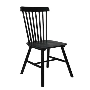 Dining Chairs Replica  x 2 -  Black