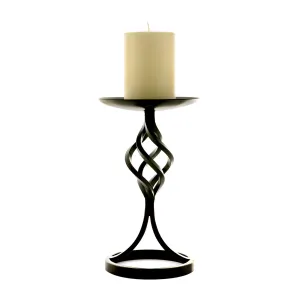 Dryad 4 Strand Candlestick Large Black