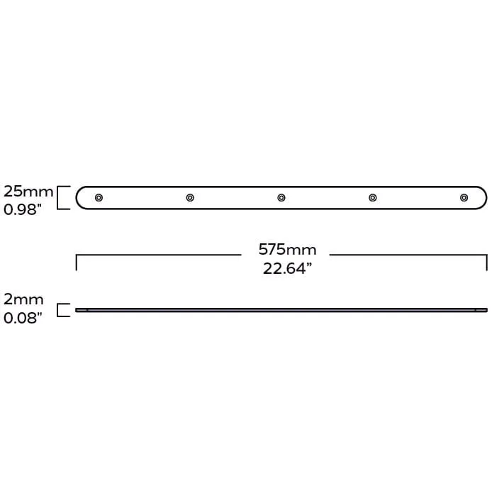 ELNA Metal Hook Backplate - Brass