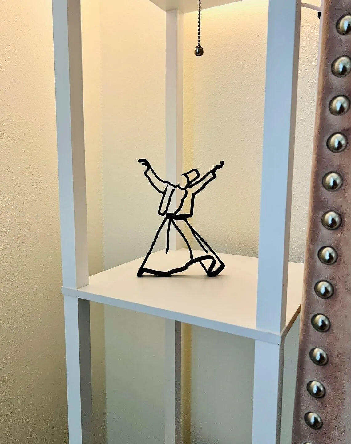 EROTNGO Rumi Persian Poet Tabletop Sculpture - Minimalist Plastic Art for Bookshelf or Windowsill Décor