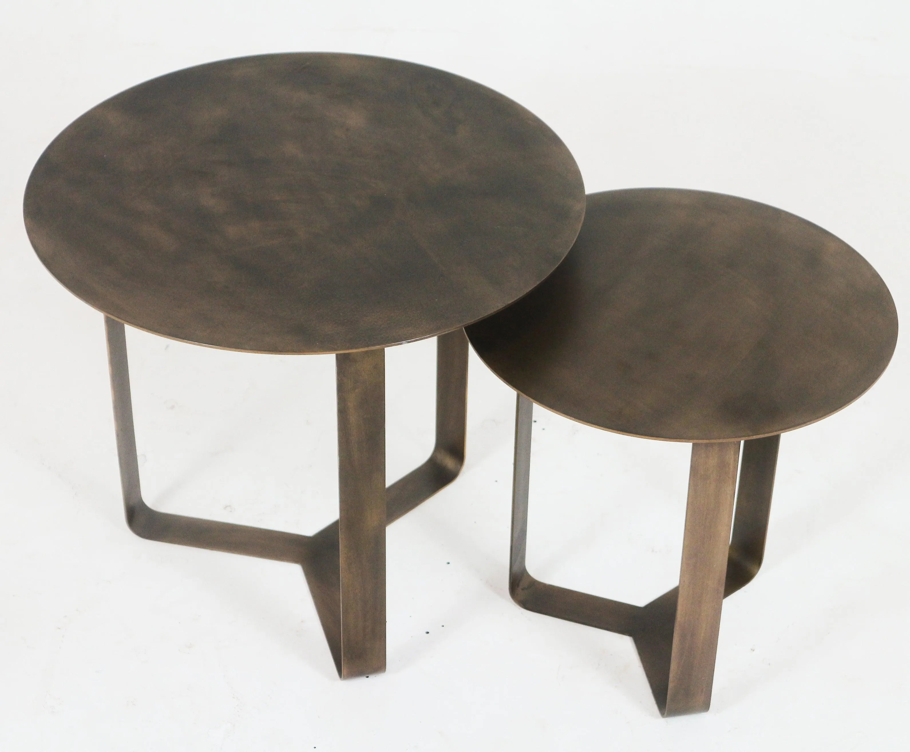 Floating Bronze Tables