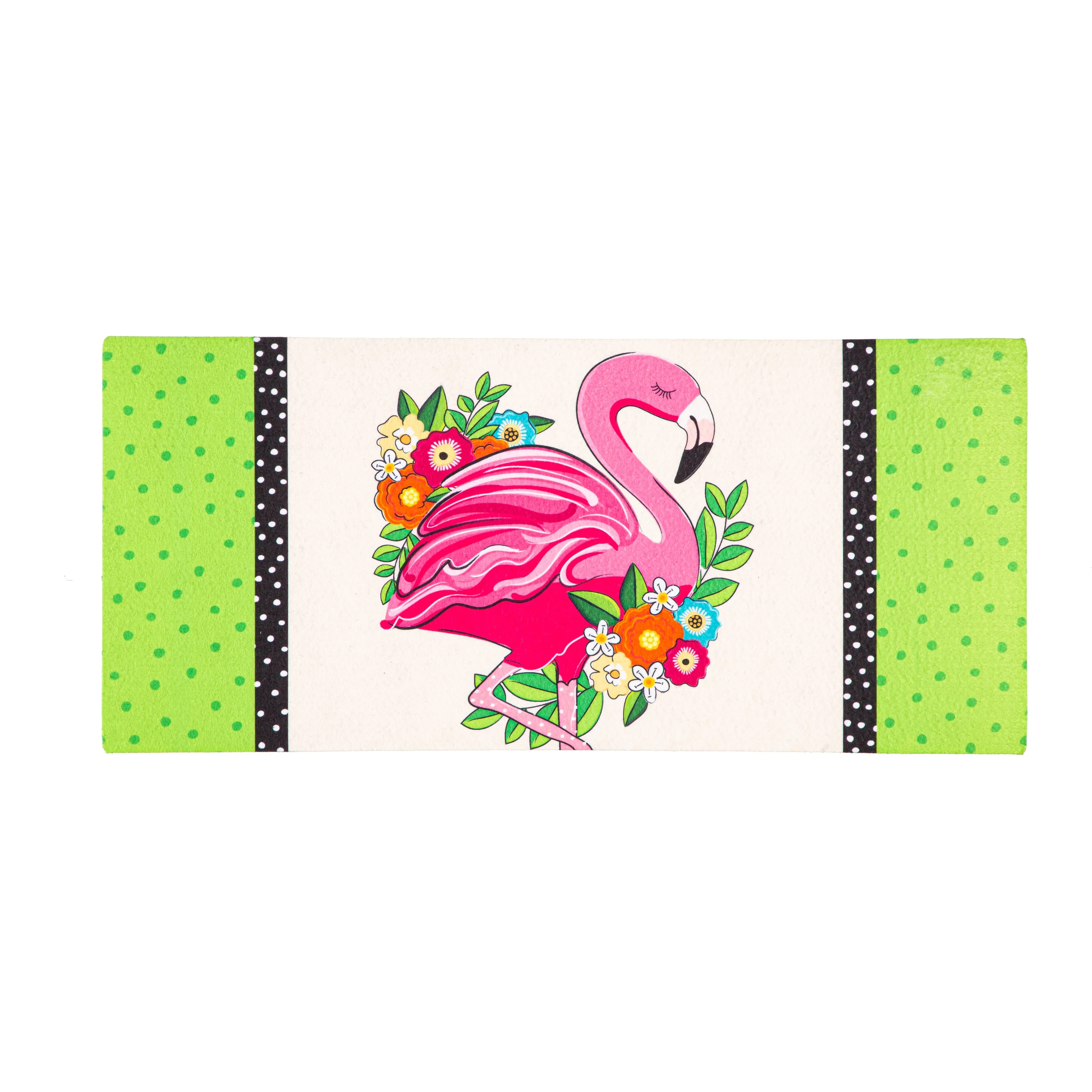 Floral Flamingo Welcome Sassafras Switch Mat