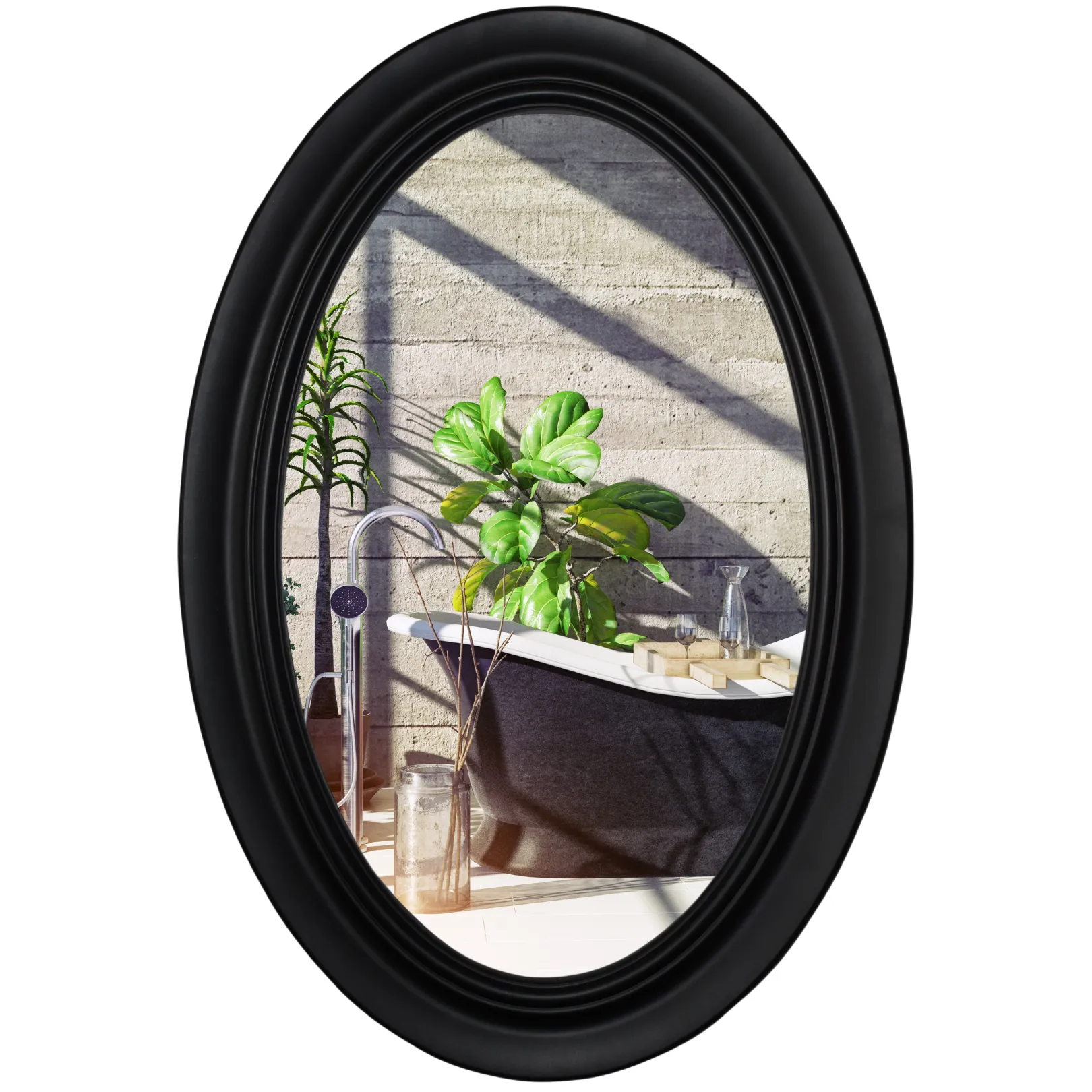 Framed Oval Mirrors