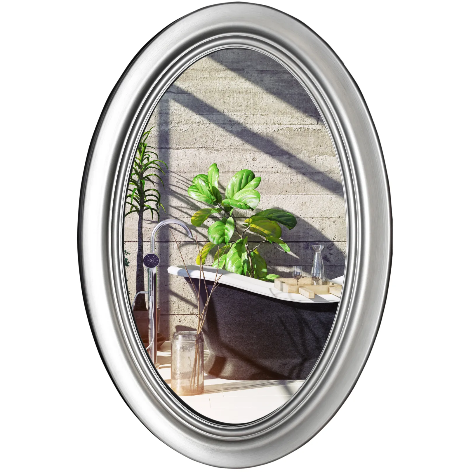 Framed Oval Mirrors