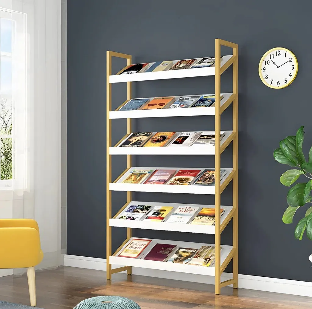 Freestanding Bookshelf Multilayer Tall Bookshelf Open Bookshelves and Bookcases