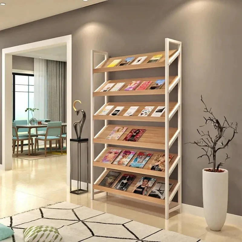 Freestanding Bookshelf Multilayer Tall Bookshelf Open Bookshelves and Bookcases