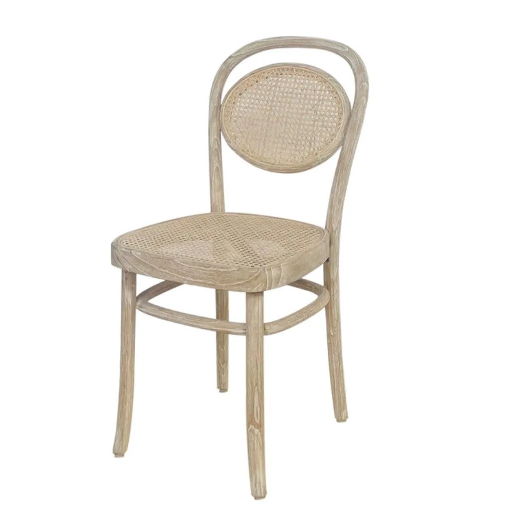 French Bistro Cane Dining Chairs - Set