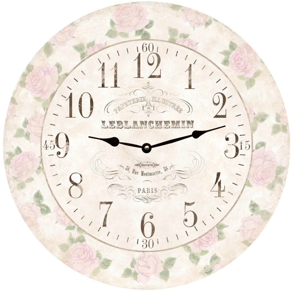 French Rose Clock