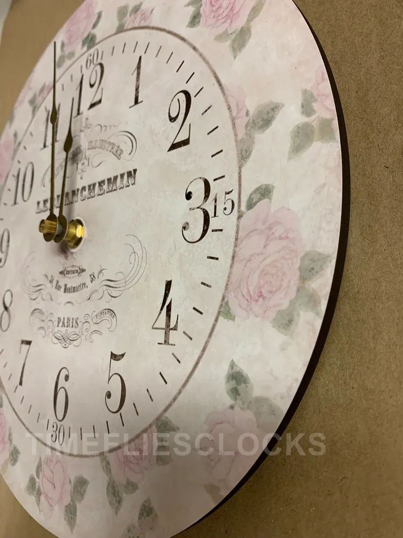 French Rose Clock