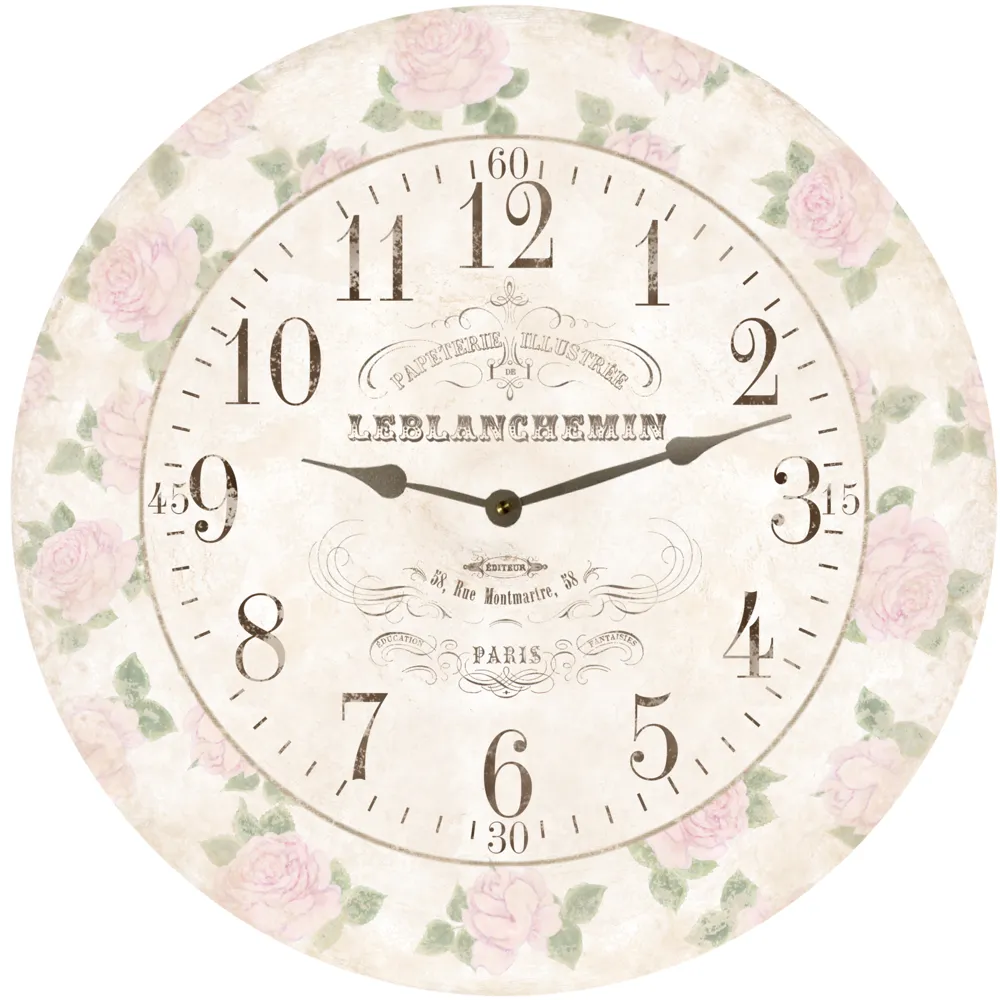 French Rose Clock