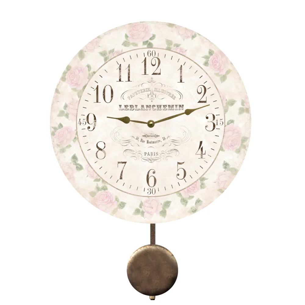 French Rose Clock