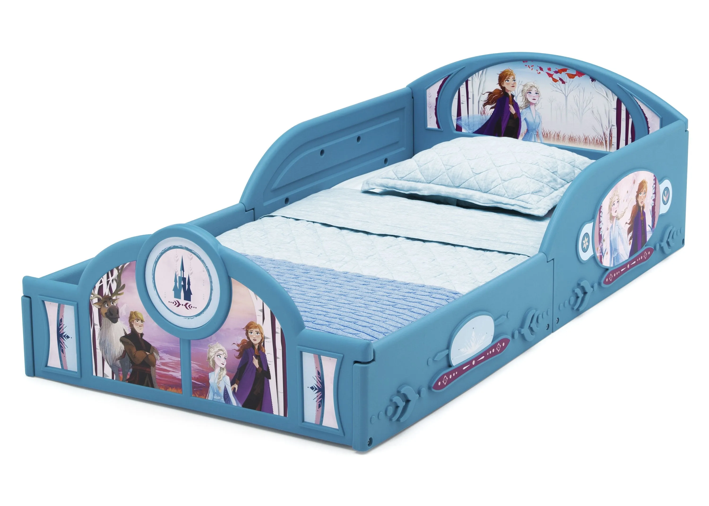 Frozen II Plastic Sleep and Play Toddler Bed