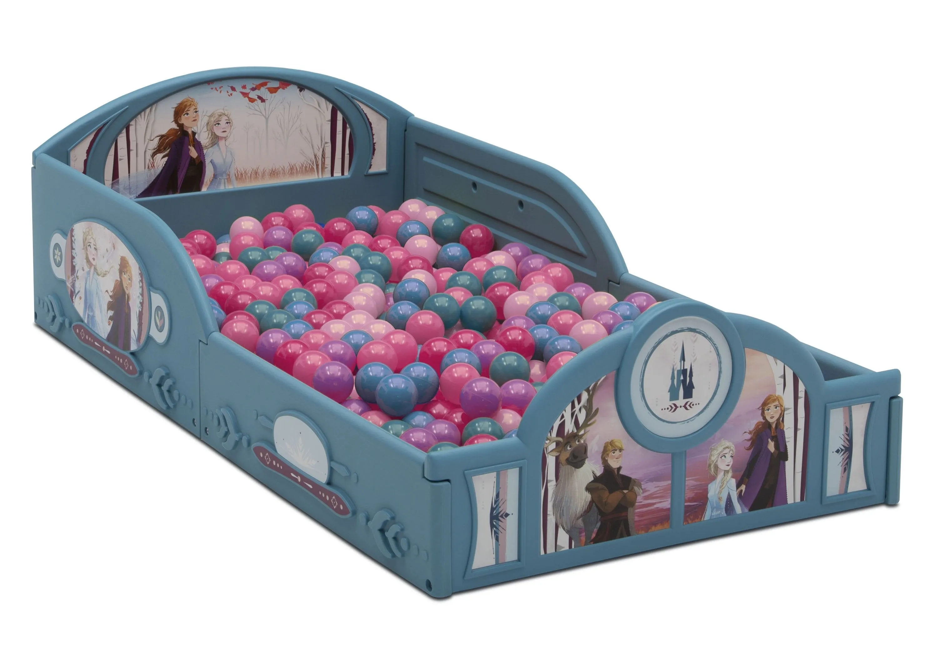 Frozen II Plastic Sleep and Play Toddler Bed