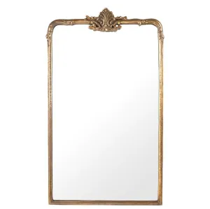 Golden Emblem Mantle Mirror