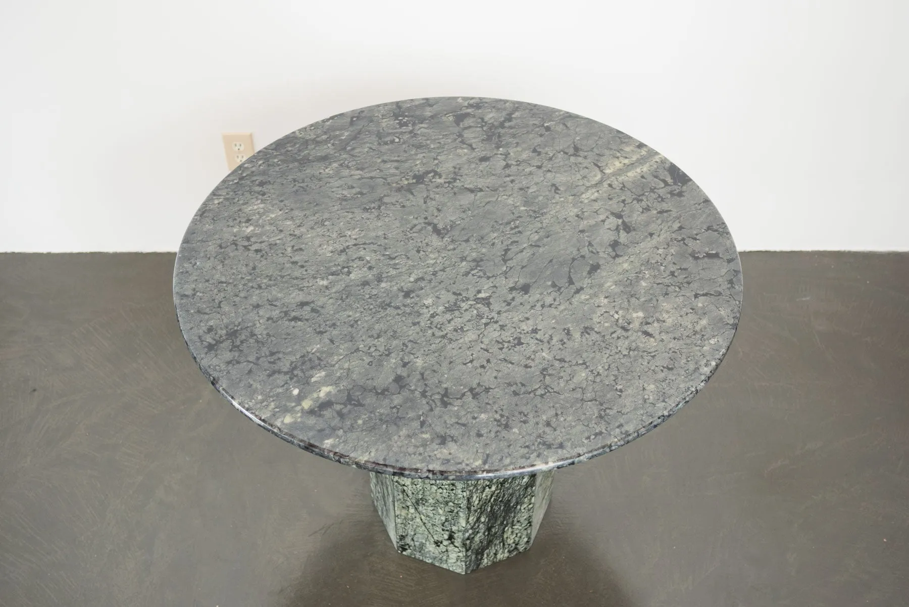 Green Marble Pedestal Table