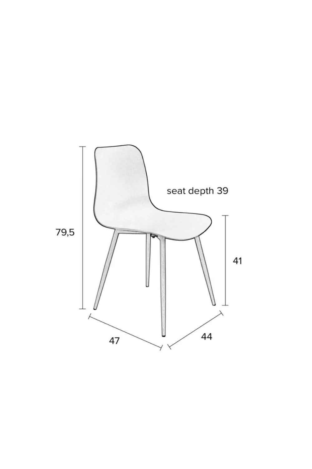 Green Molded Dining Chairs (2) | DF Leon