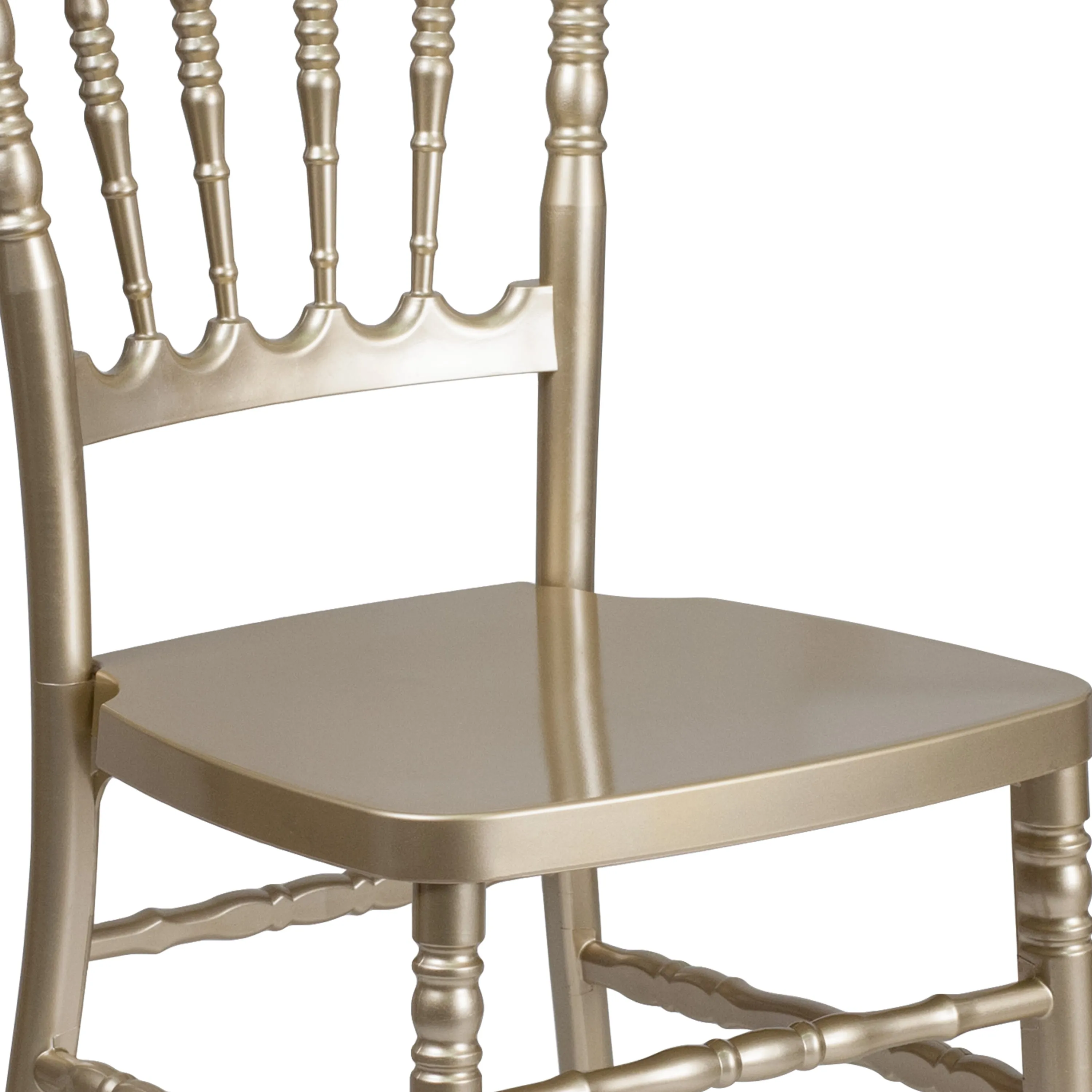 HERCULES Series Resin Stacking Napoleon Chair with Free Cushion