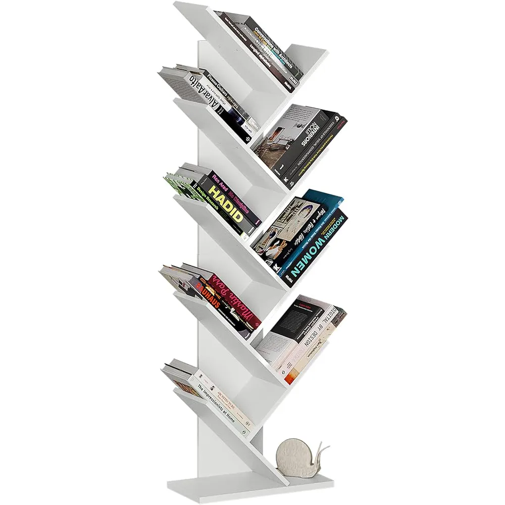 Home Bi 9-Shelf Tree Bookshelf