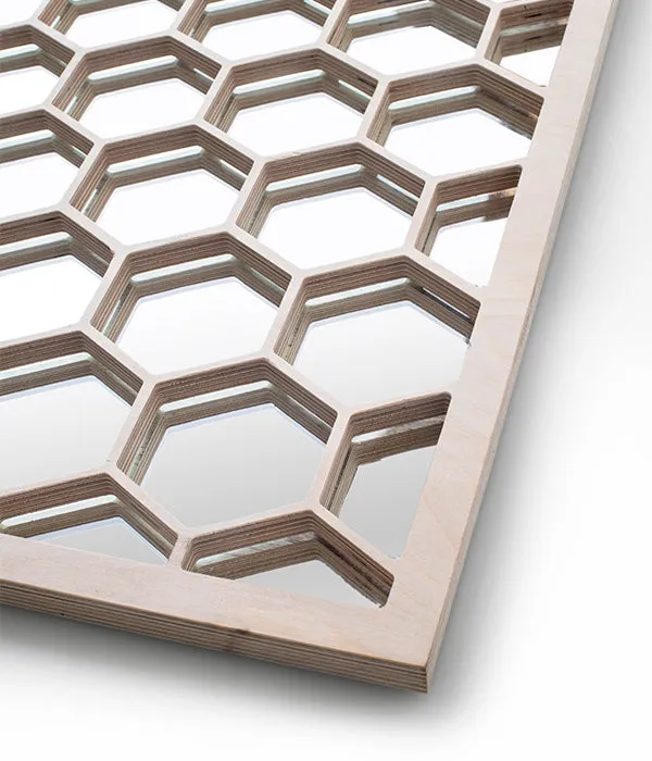 Honeycomb Rect Mirror