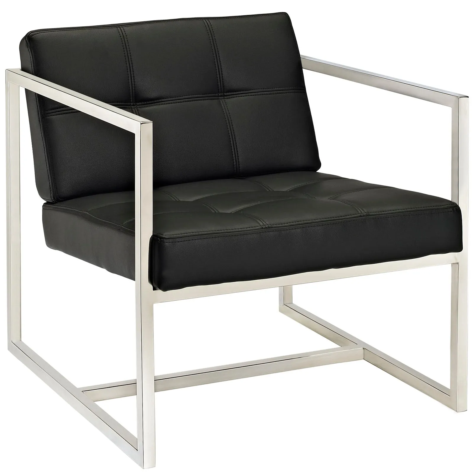 Hover Upholstered Vinyl Lounge Chair