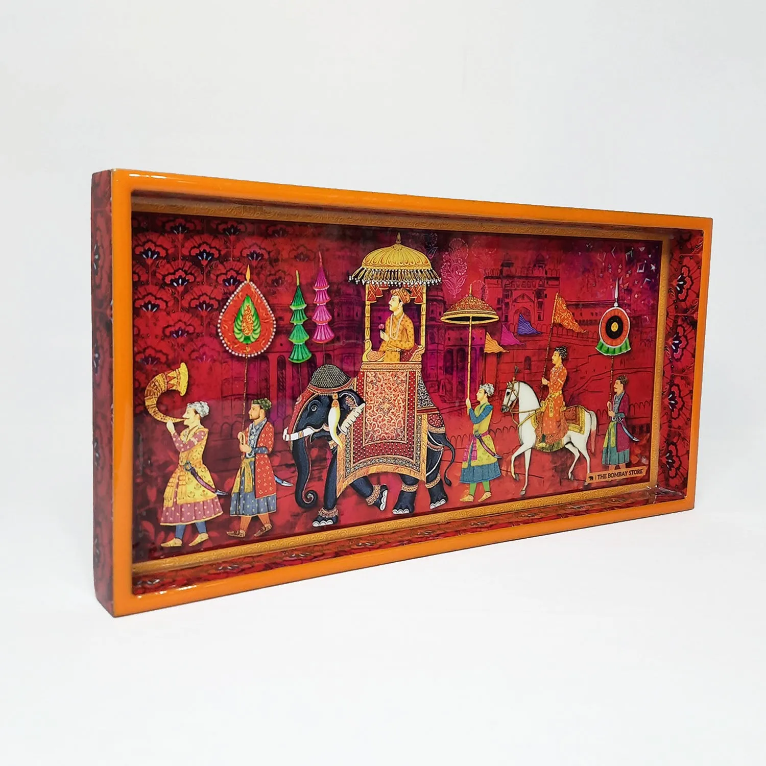 King Procession Rectangle Enamel Mini Tray